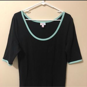 Black LuLaRoe Ana Maxi dress size XL